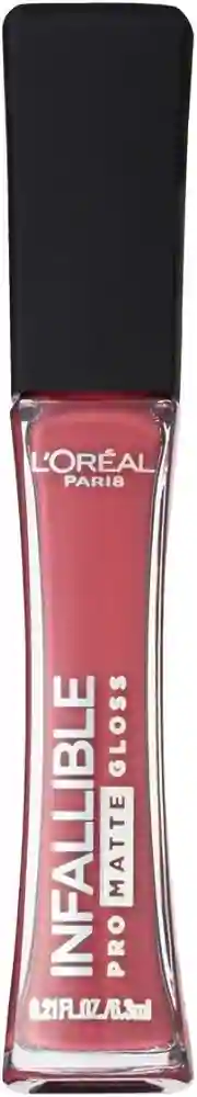 L&#39;Oréal Paris Makeup Infallible Pro Matte Lip Gloss, Nude Allude, 314 Cobertura Completa,  Demi Matte larga duración