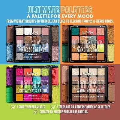 PALETAS DE SOMBRAS  LARGA DURACIÓN ULTIMATE SHADOW PALETTE USP03 PALETAS PROFESSIONAL