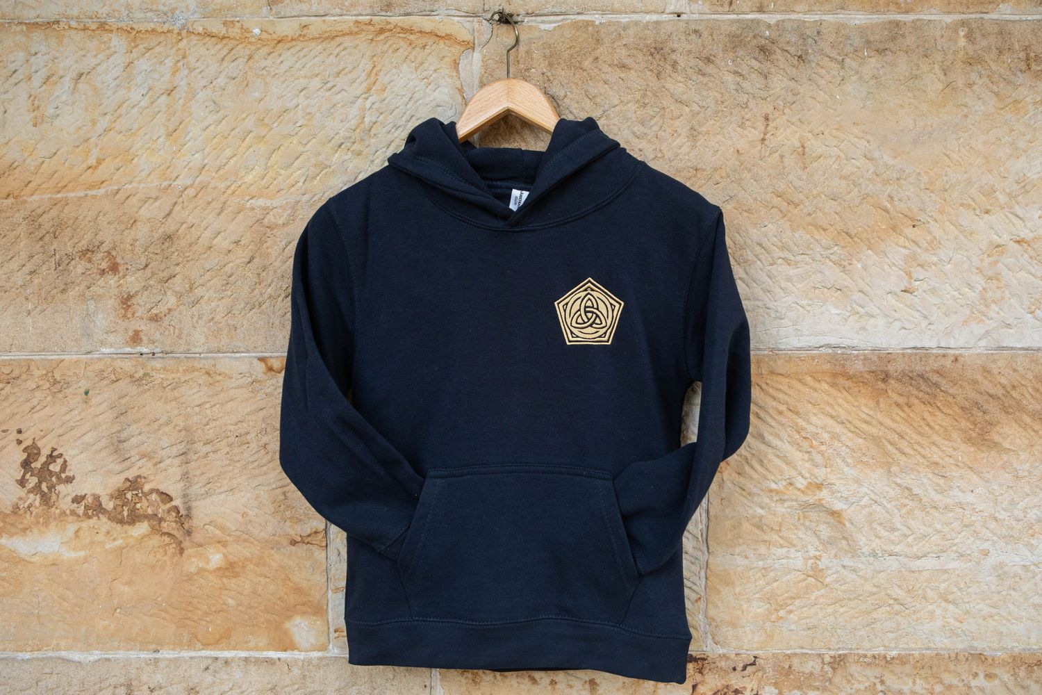 Kids Michael Hall Centenary Organic Unisex Navy Hoodie