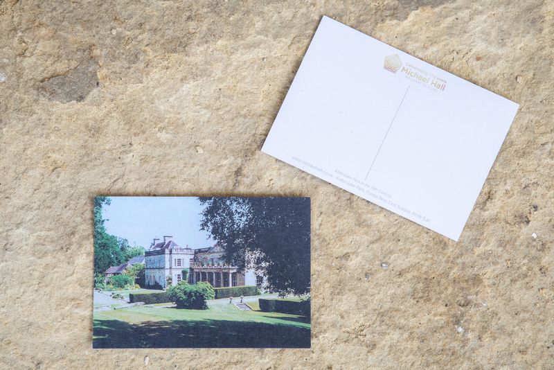 Centenary Postcard Trio - Views of the Mansion through the years