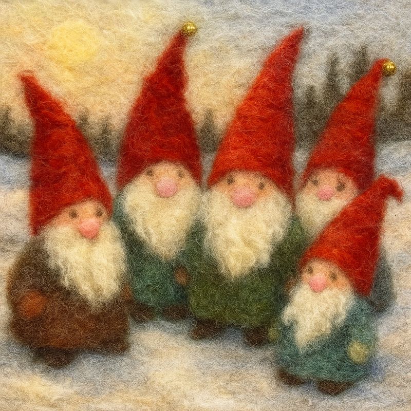 Needle Felting Club - Tues - classes 3-5