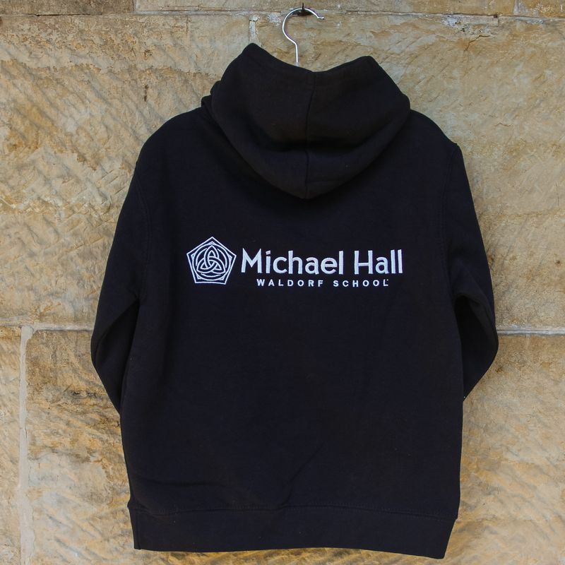 Kids Michael Hall Navy Organic Hoodie