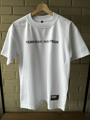 Yeah Nah, Nah Yeah in WHITE
