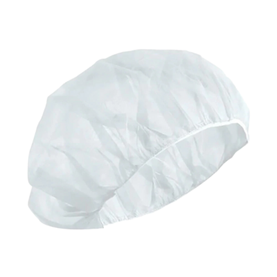 Bouffant Cap case of 100 blancos
