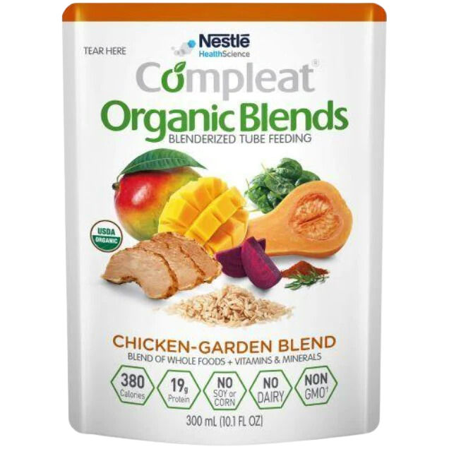 Compleat Organic Blends Chicken-Garden Blend 10.01oz cs24