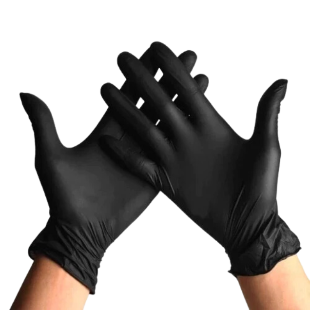 Guantes de Nitrilo Negros
