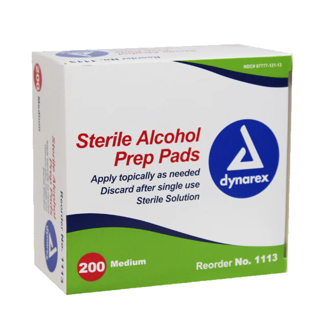 Sterile Alcohol Prepads Medium