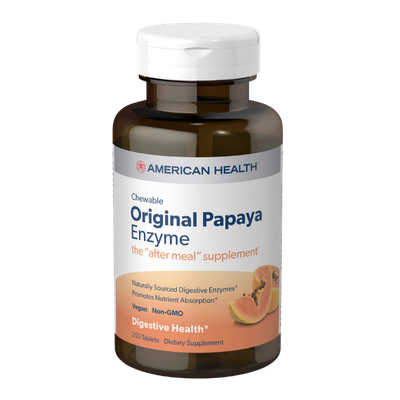 American Health Chewable Original Papaya Enzyme 250 tabletas