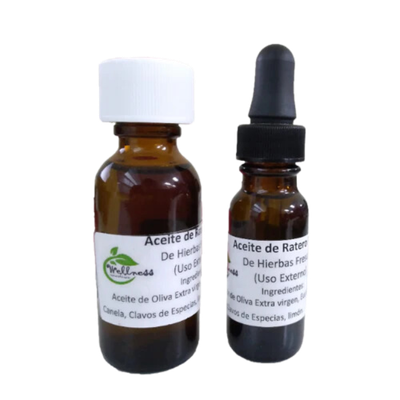 Aceite de Ratero de Hierbas Frescas (Uso Externo)
