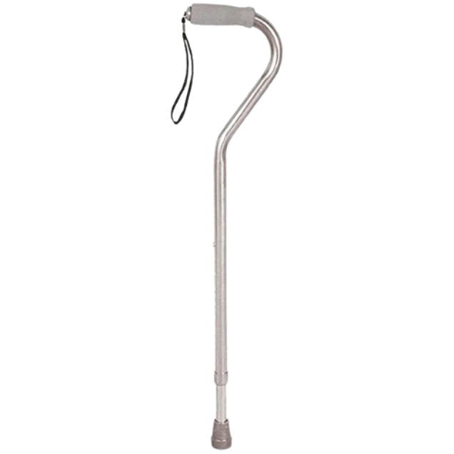 Bastón ajustable con agarre de vinilo