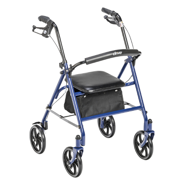 4-wheel Rollator Negro