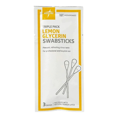 Lemon Glycerine Swabsticks 25 Pack Of 3