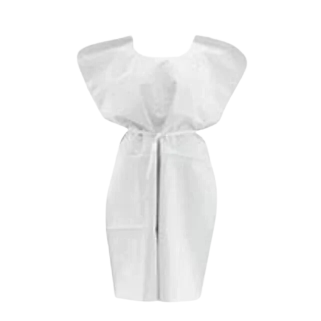 White Exam Gown 50/ Box