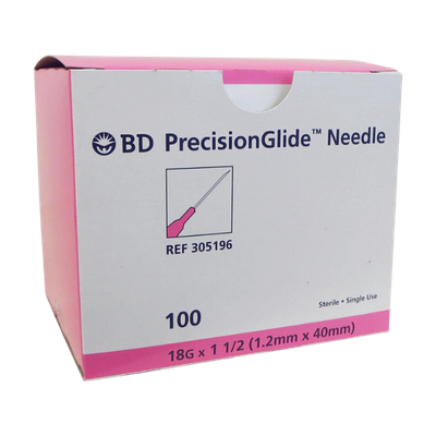 BD PrecisionGlide Syringe 18 X 1 1/2  CS100