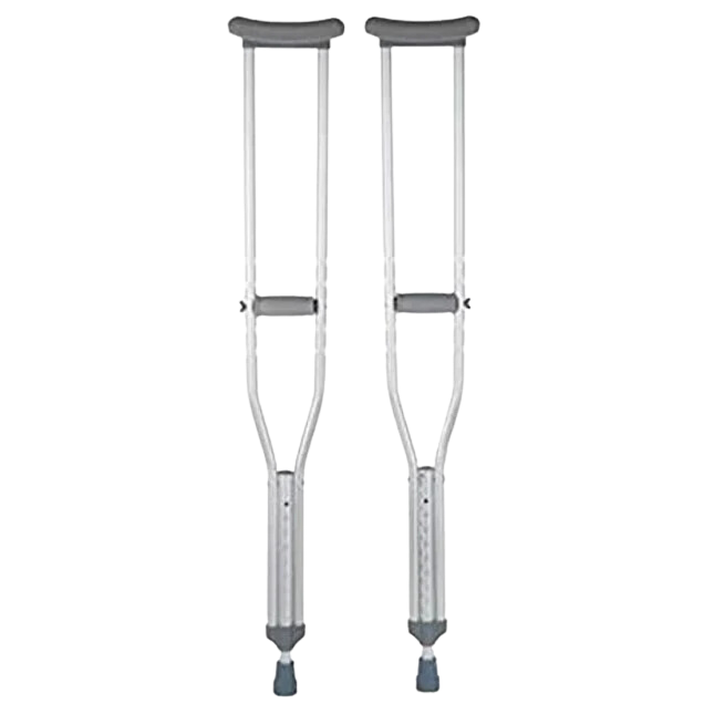 Muleta de aluminio para adultos 5'2" A 5'10"