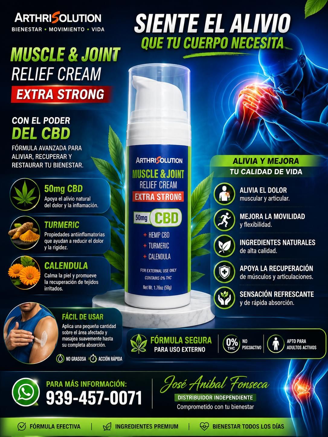 Muscle and Joint Relief with CBD