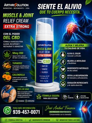 Muscle and Joint Relief with CBD