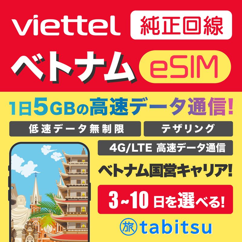 Viettel eSIM（ベトナム）