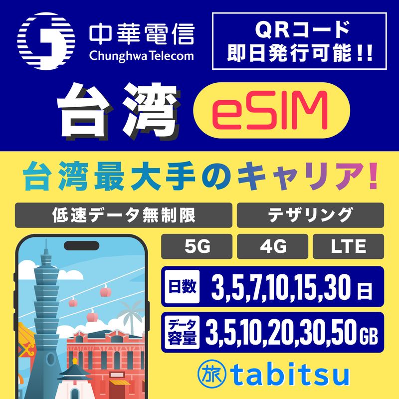 台湾 eSIM（Chunghwa Telecom）