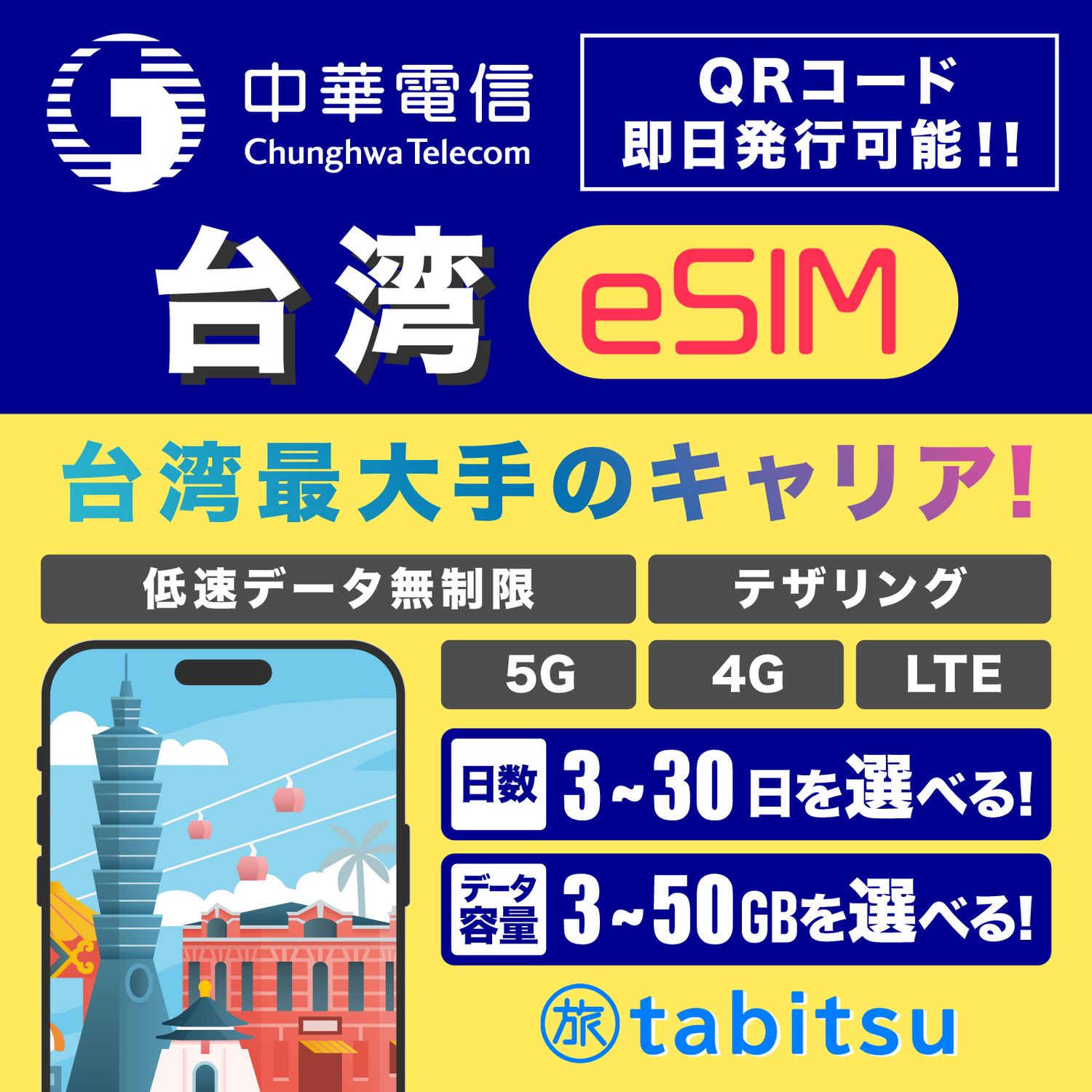 台湾 eSIM（Chunghwa Telecom）
