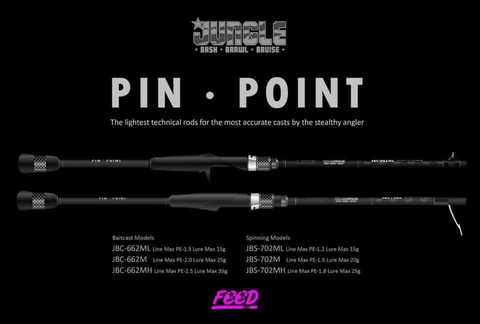 Tige d'alimentation appât jungle point JBC-66 M P.E 2 max (0163