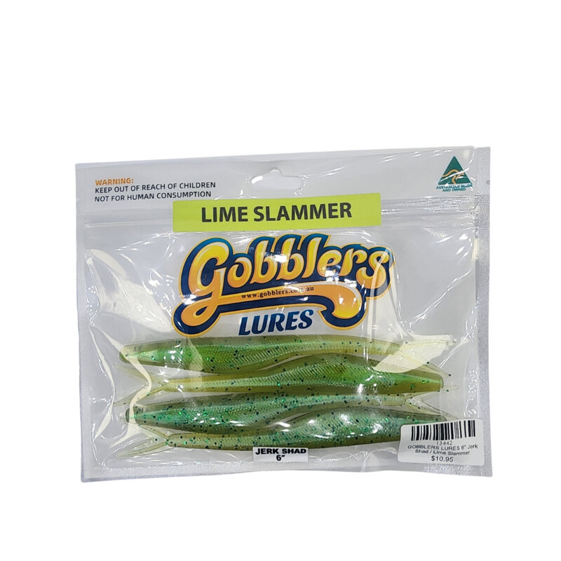 GOBBLERS LURES 6&quot; Jerk Shad
