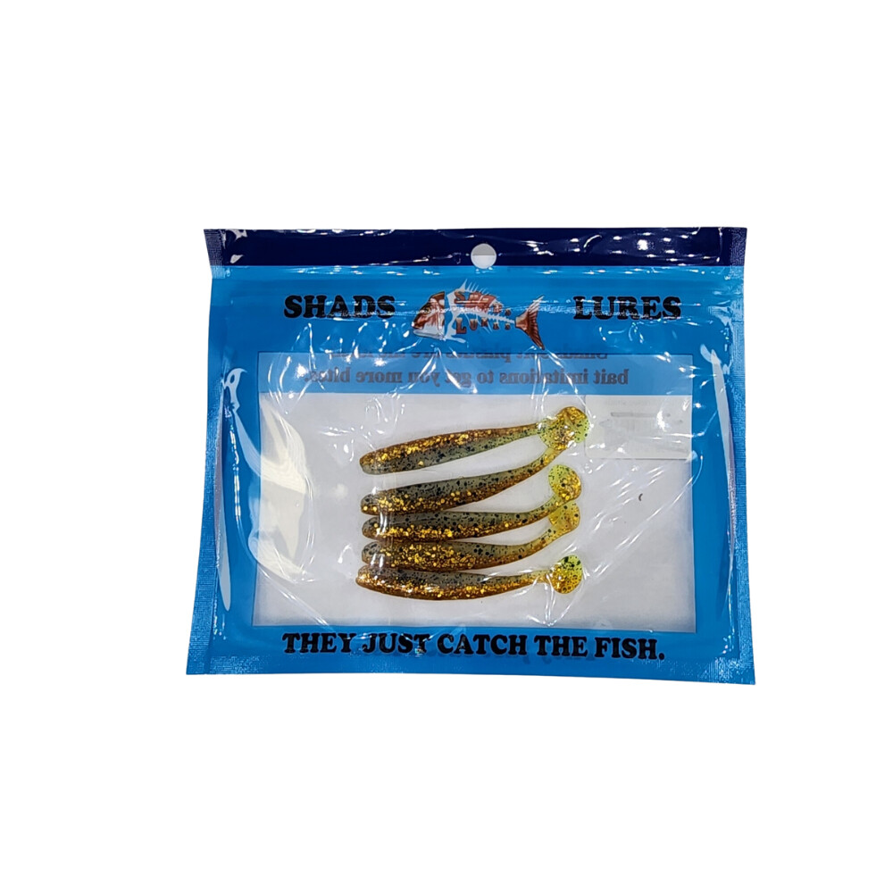 SHADS LURES 3&quot; Finesse Shad, Colour: D4