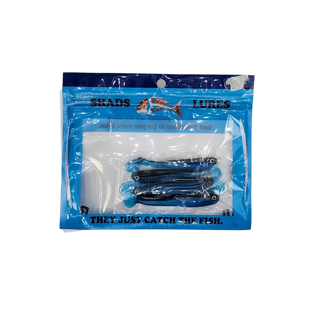 SHADS LURES 3&quot; Hollow Shads, Colour: B