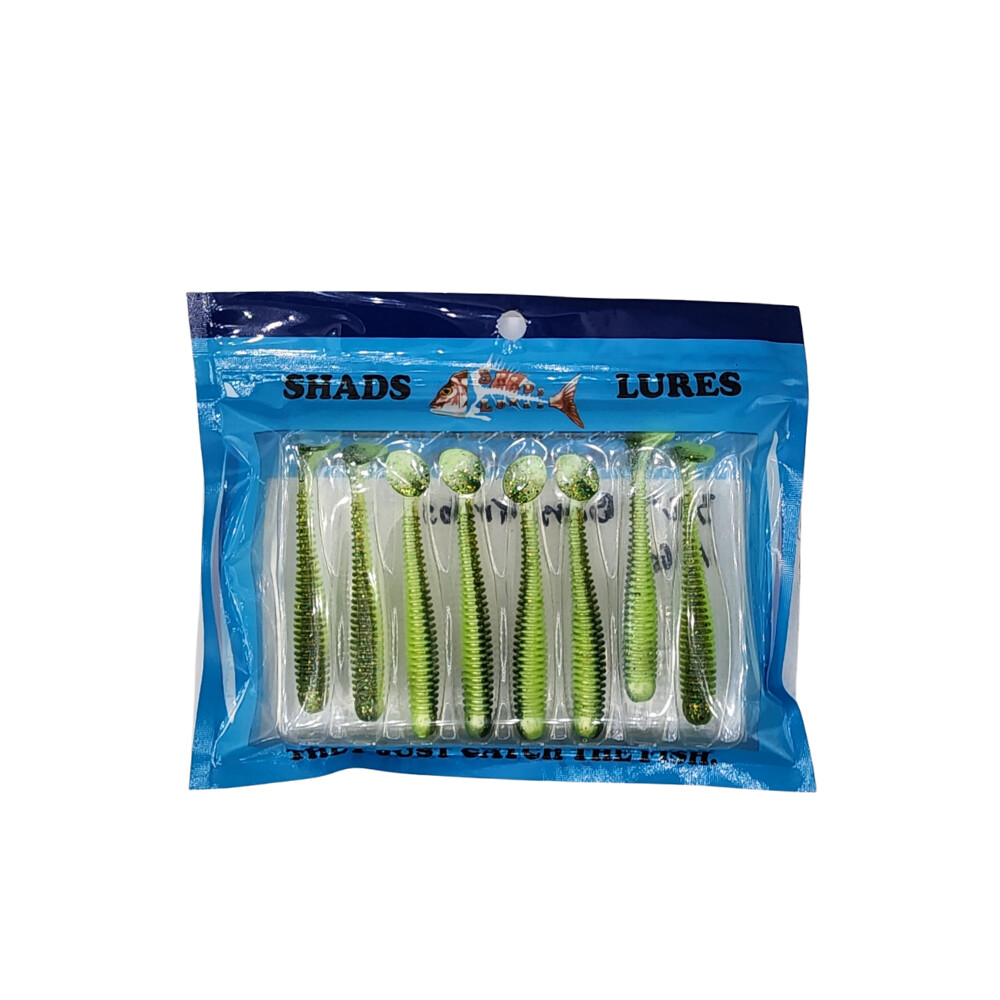 SHADS LURES 3.2&quot; Bass Grubs, Colour: MG
