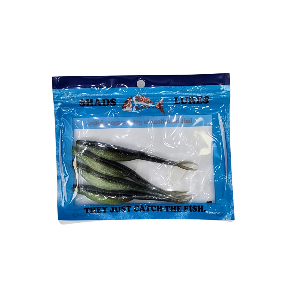 SHADS LURES 5&quot; Flick Tails, Colour: SS88
