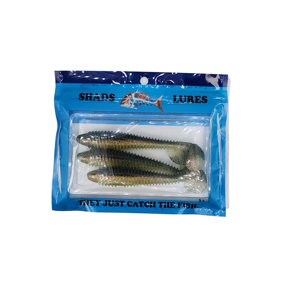SHADS LURES 5&quot; Ribbed Candy, Colour: RC8