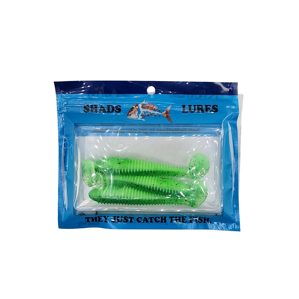 SHADS LURES 4&quot; Ribbed Candy, Colour: LG