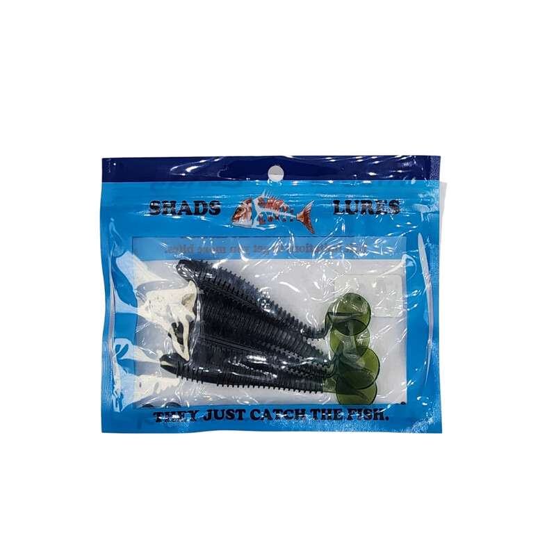 SHADS LURES 4&quot; Ribbed Candy