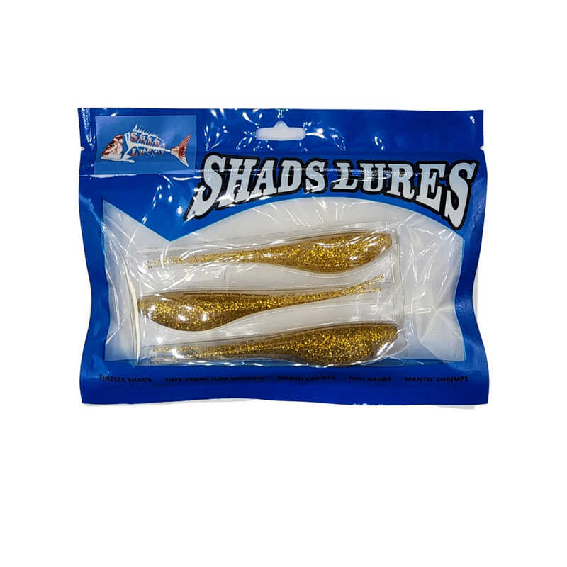 SHADS LURES 5" Flick Tails Tuff Shads