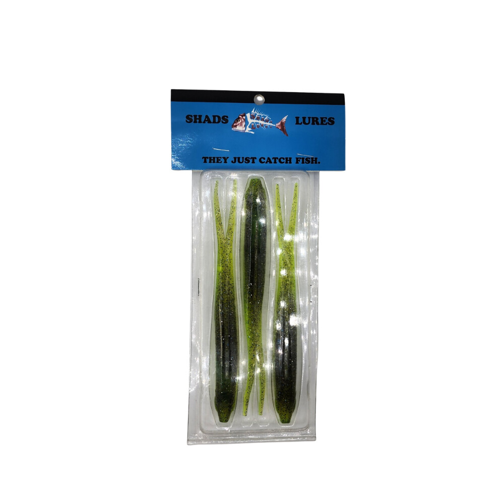 SHADS LURES 7&quot; Flick Tails Tuff Shads, Colour: FT2