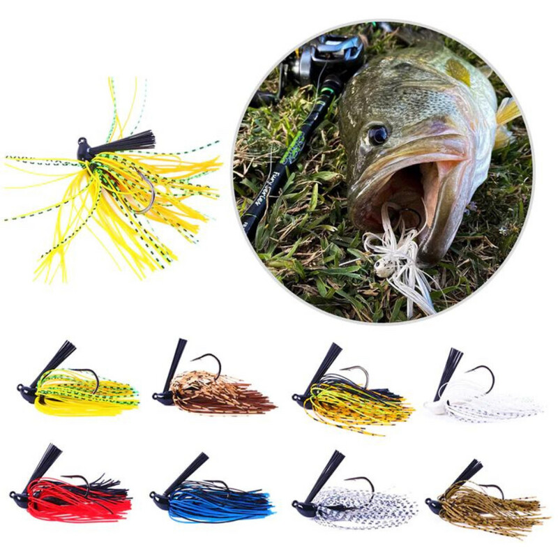 Superse Rubber Skirted Jig 10g