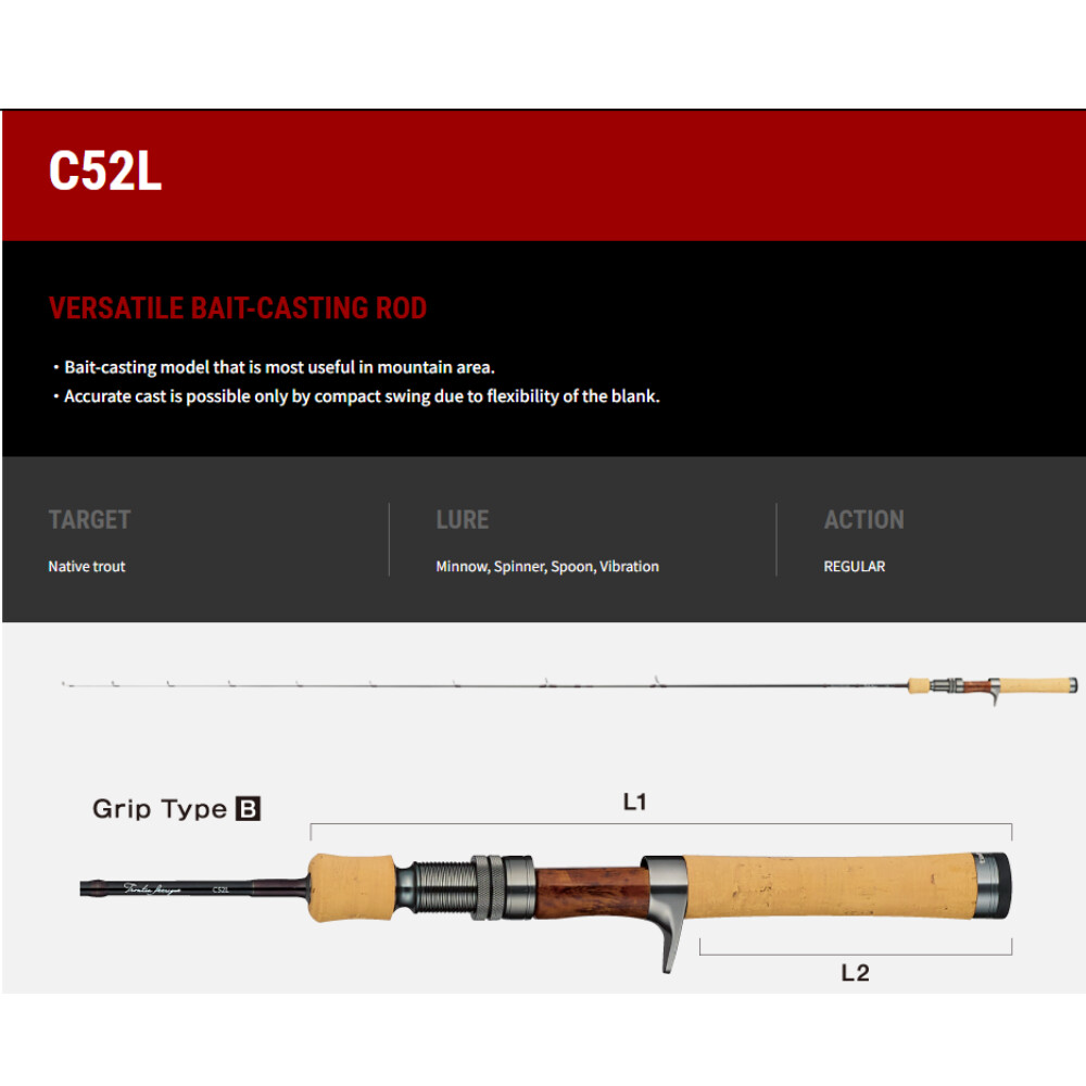 TAILWALK RODS Troutia Feerique Rod