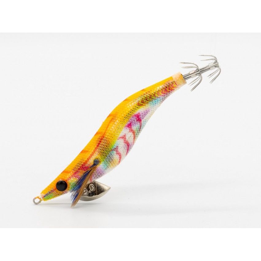 CRAZEE LURES  Squid Egi 3.5, Colour: #001 ORANGE SHRIMP