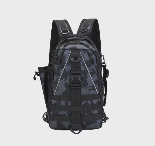 SUPERSE 2 WAY FISHING BACKPACK #12088 BLACK CAMO