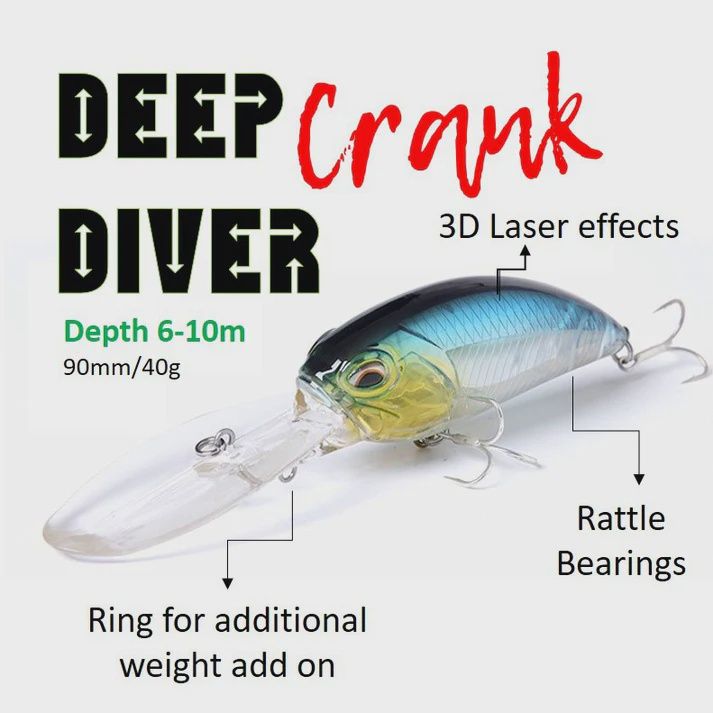 Superse Deep Diver DD991 90mm 40g