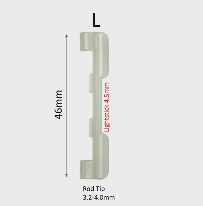 SUPERSE LUMINOUS LIGHT STICK HOLDER LS001, Length: 3.2-4.0mm