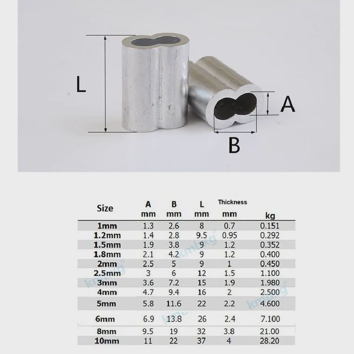 MK SWIVEL CRIMP SLEAVE DOUBLE MK048