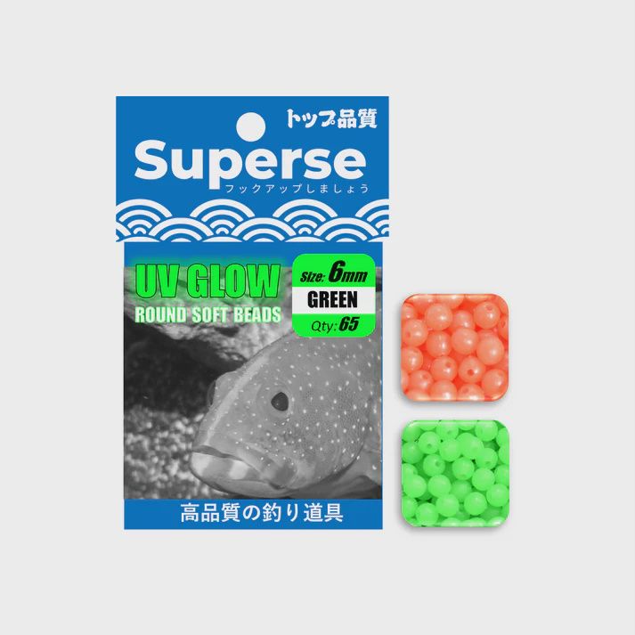 SUPERSE ROUND UV SOFT GLOW BEADS TE01