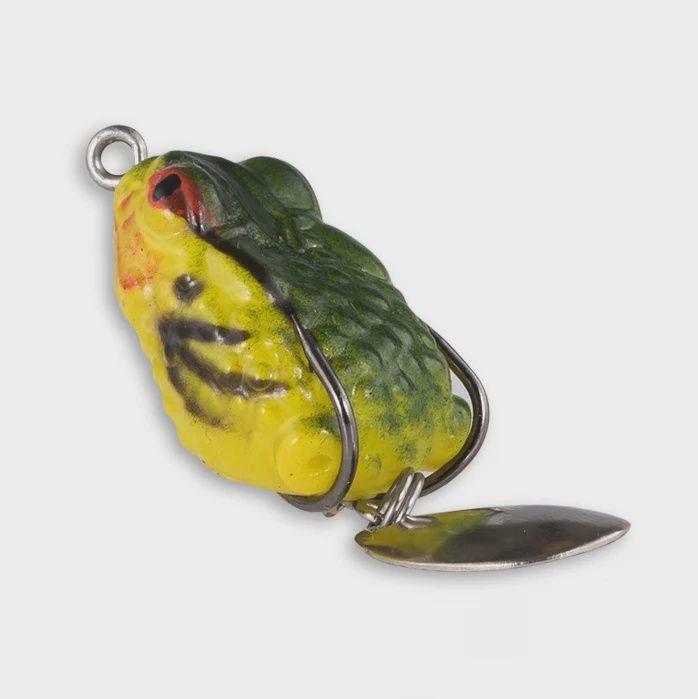 SUPERSE THAI MINI TOAD 2.5CM FG05, Colour: DARK GREEN YELLOW