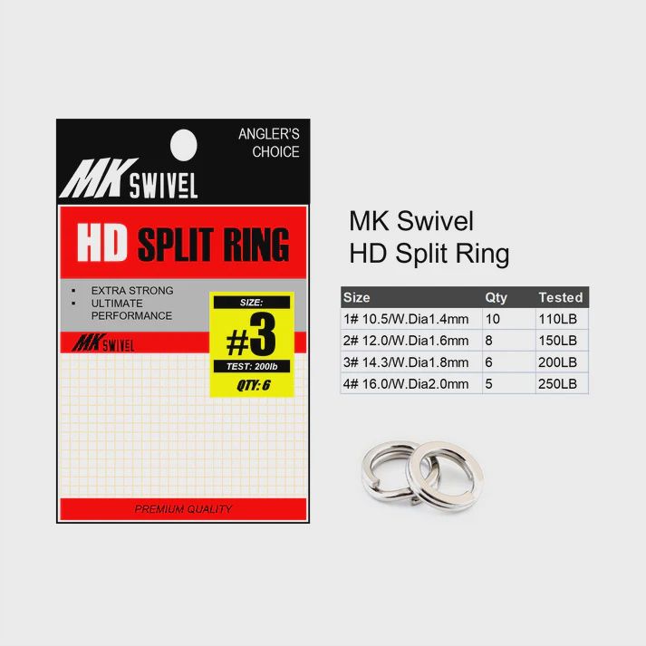 MK Swivel HD Split Ring MK022