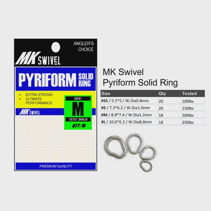 MK SWIVEL PYRIFORM SOLID RING MK016