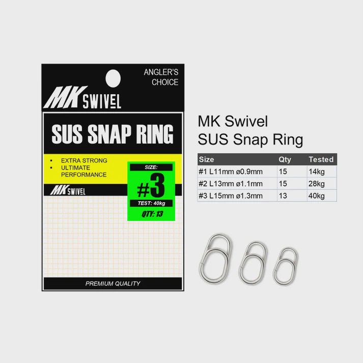 MK SWIVEL SUS SNAP RING