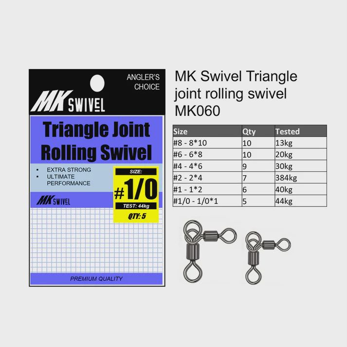 MK SWIVEL TRIANGLE JOINT ROLLING SWIVEL