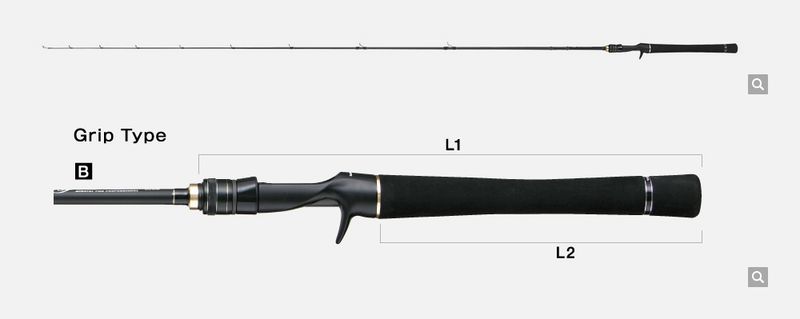 TAILWALK RODS Fullrange Baitcast Rods