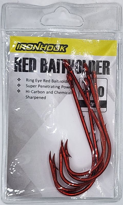 SUPERSE IRONHOOK RED BAITHOLDER